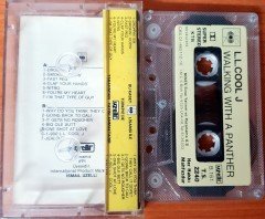 LL COOL J - WALKING WITH A PANTHER (1989) UZELLI CASSETTE MADE IN TURKEY ''USED'' PAPER LABEL