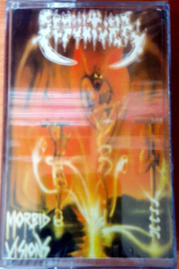 SEPULTURA - MORBID VISIONS / BESTIAL DEVASTATION HOLOGRAM CASSETTE MADE IN TURKEY ''NEW''