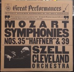 MOZART: SYMPHONIES NOS. 35&39, CLEVELAND ORCHESTRA, SZELL (1983) - PLAK 2.EL