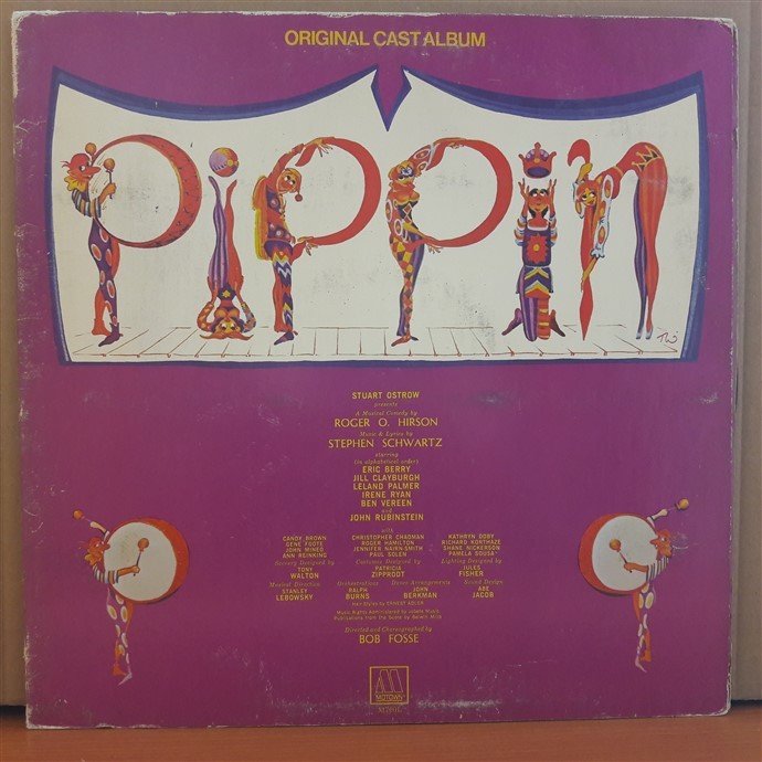 PIPPIN - ORIGINAL CAST ALBUM (1972) - LP 2.EL PLAK