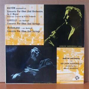 HAYDN [ATTRIBUTED TO] CONCERTO FOR OBOE AND ORCHESTRA IN C MAJOR / CORELLI: CONCERTO FOR OBOE AND STRINGS / PERGOLESI: CONCERTO FOR OBOE AND STRINGS - LP 2.EL PLAK