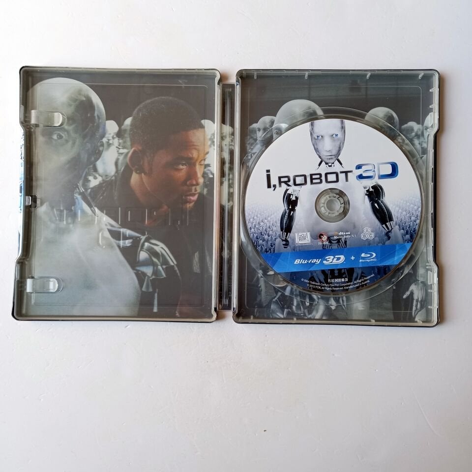 I, ROBOT 3D - WILL SMITH, BRIDGET MOYNAHAN - YÖN.: ALEX PROYAS - BLU-RAY STEELBOOK METAL KUTU 2.EL
