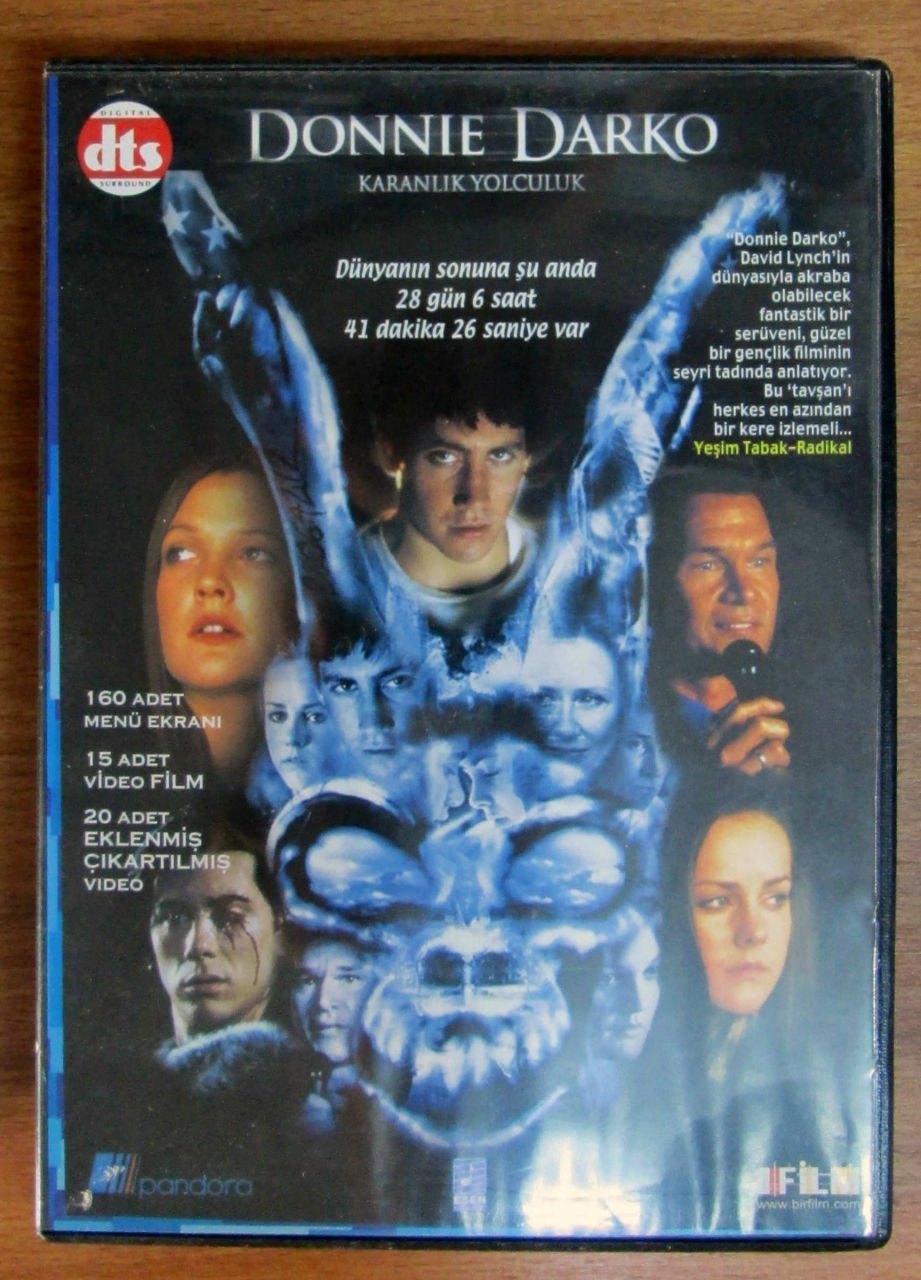 DONNIE DARKO - JAKE GYLLENHAAL - RICHARD KELLY - DVD 2.EL