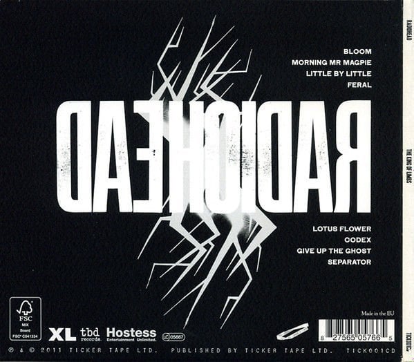 RADIOHEAD – THE KING OF LIMBS (2011) - CD DIGISLEEVE AMBALAJINDA SIFIR