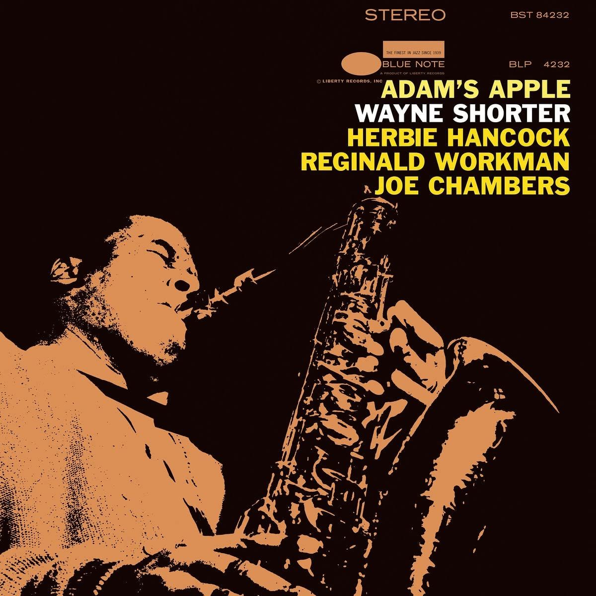 WAYNE SHORTER - ADAM'S APPLE (1966) - LP BLUE NOTE CLASSIC VINYL SERIES 180GR 2022 EDITION SIFIR PLAK