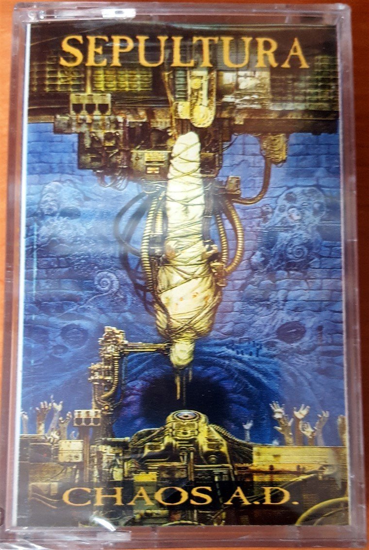 SEPULTURA - CHAOS A.D. (1993) HADES CASSETTE MADE IN TURKEY ''NEW''