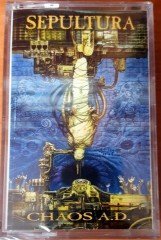 SEPULTURA - CHAOS A.D. (1993) HADES CASSETTE MADE IN TURKEY ''NEW''