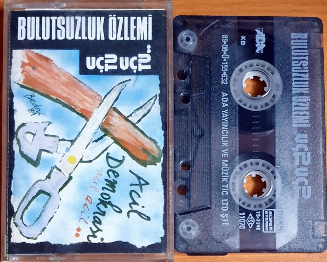 BULUTSUZLUK ÖZLEMİ - UÇTU UÇTU  - KASET ADA MÜZİK 2.EL