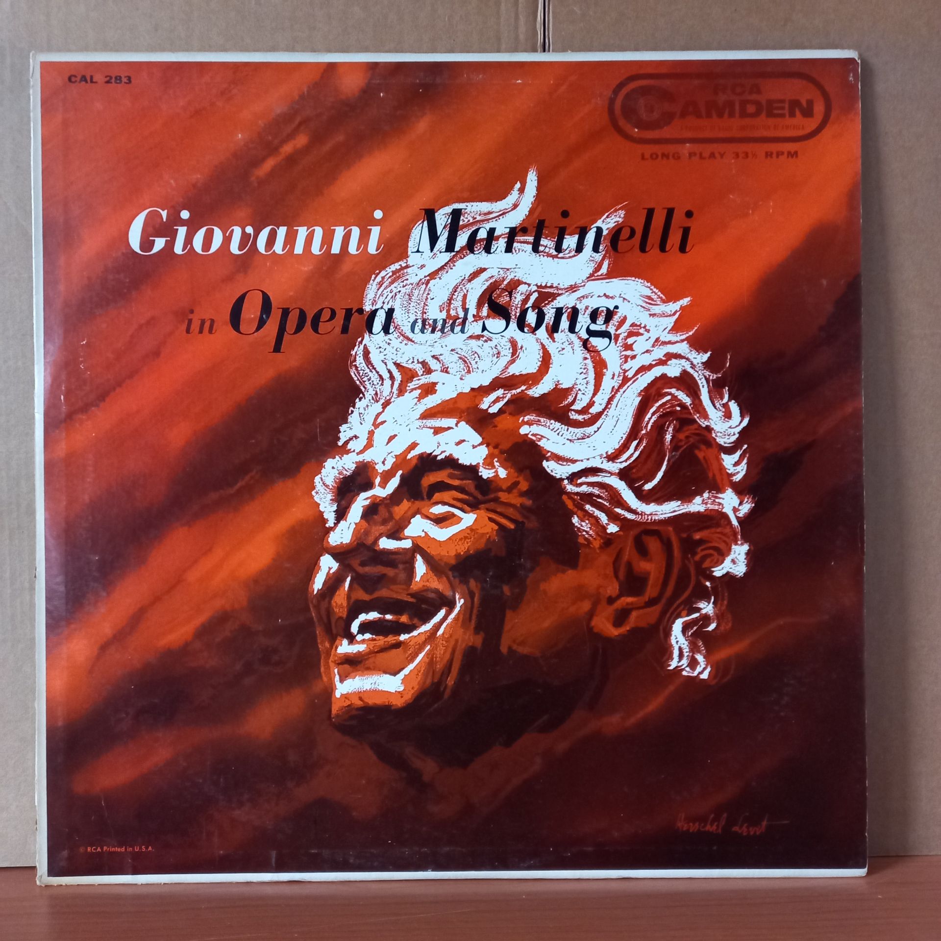 GIOVANNI MARTINELLI – IN OPERA AND SONG / VERDI, BIZET, TOSTI - LP 2.EL PLAK