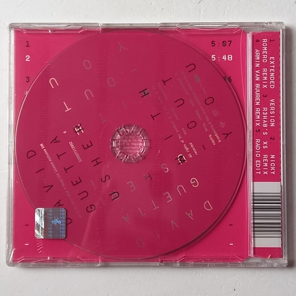 DAVID GUETTA FEAT. USHER – WITHOUT YOU / REMIXES (2011) - CD MAXI-SINGLE AMBALAJINDA SIFIR