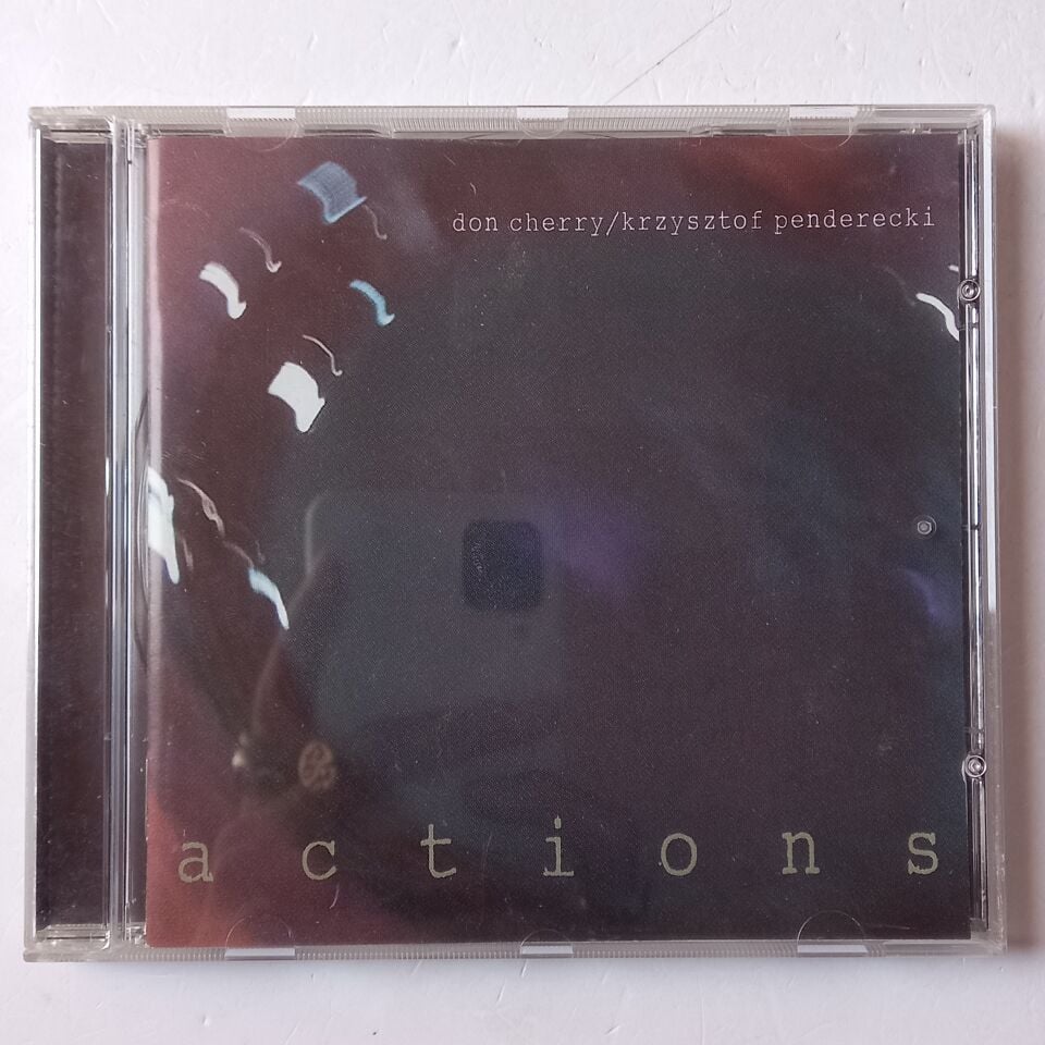 DON CHERRY, KRZYSZTOF PENDERECKI – ACTIONS (1971) - CD 2001 REMASTERED REISSUE 2.EL