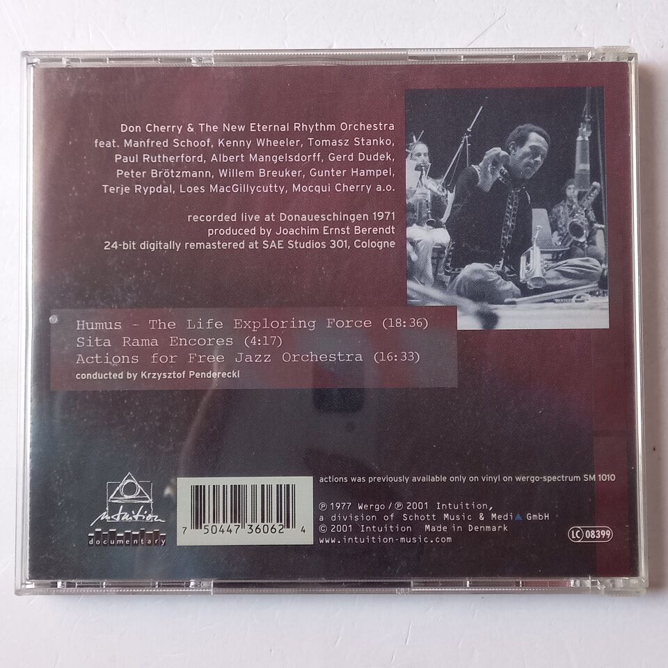 DON CHERRY, KRZYSZTOF PENDERECKI – ACTIONS (1971) - CD 2001 REMASTERED REISSUE 2.EL
