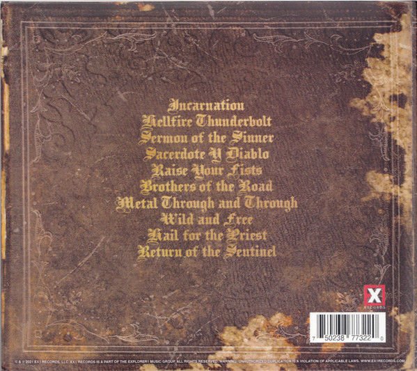 KK'S PRIEST – SERMONS OF THE SINNER (2021) - CD DIGISLEEVE AMBALAJINDA SIFIR