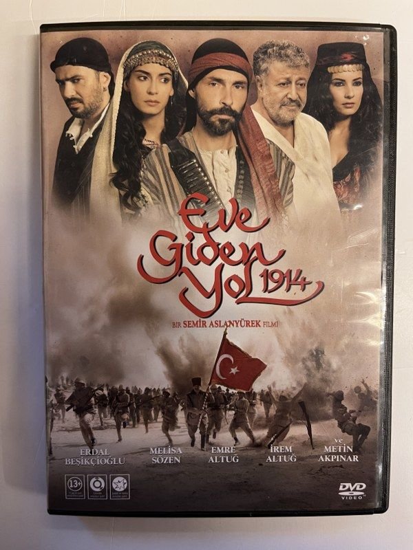 EVE GİDEN YOL 1914 - ERDAL BEŞİKÇİOĞLU, METİN AKPINAR, MELİSA SÖZEN - DVD 2.EL