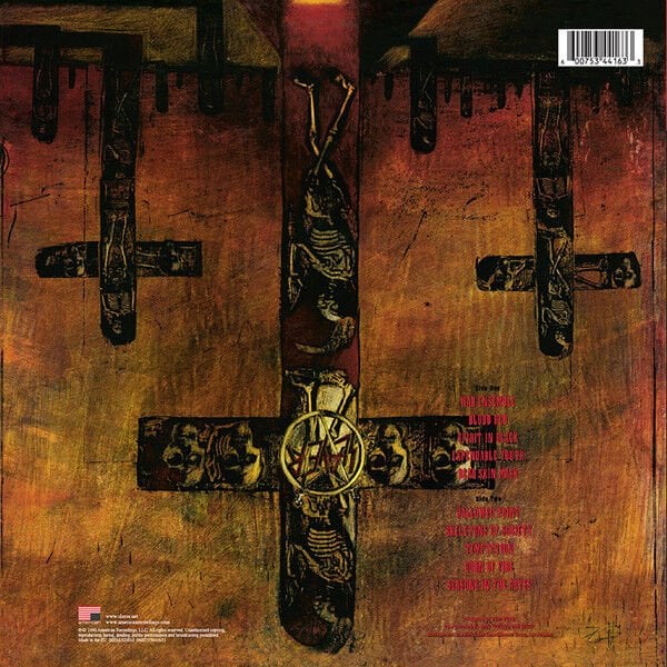 SLAYER - SEASONS IN THE ABYSS (1990) - LP 180GR 2013 EDITION SIFIR PLAK