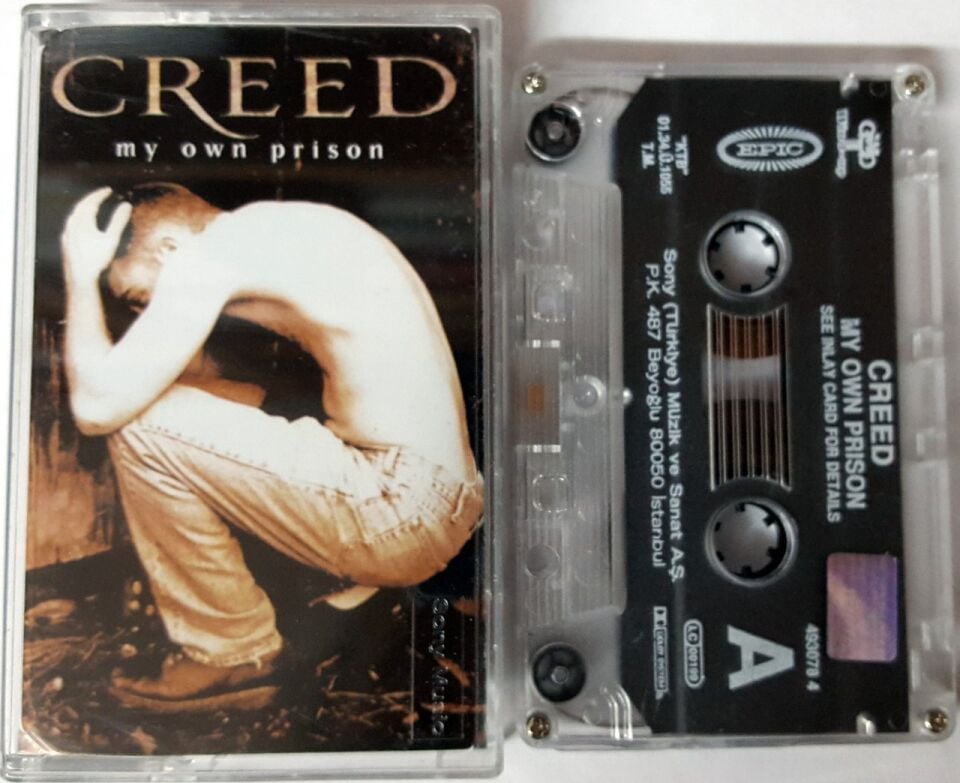 CREED - MY OWN PRISON (2001) CASSETTE MADE IN TURKEY ''USED''