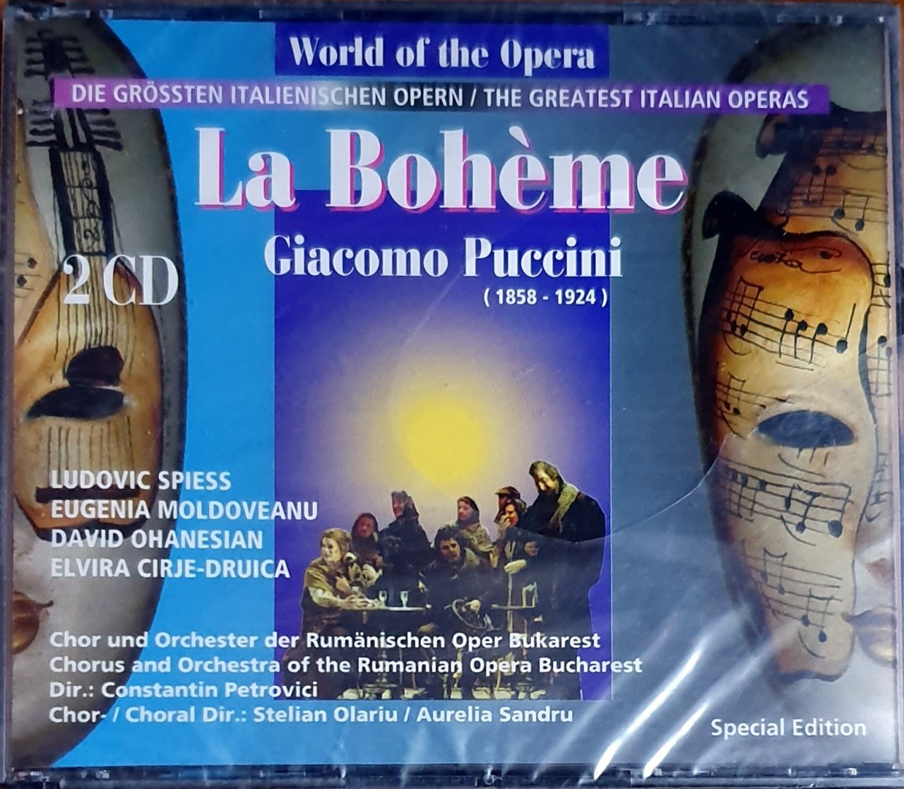 LA BOHEME / GIACOMO PUCCINI (1996) WORLD OF THE OPERA 2CD SIFIR