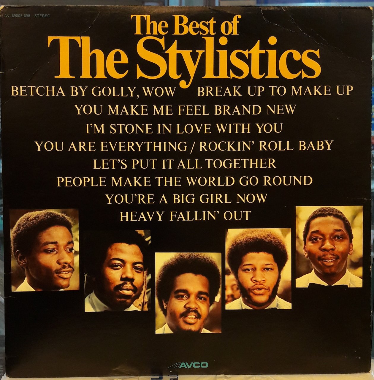 THE STYLISTICS - THE BEST OF (1975) - PLAK 2.EL