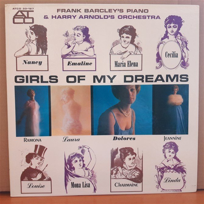 GIRLS OF MY DREAMS - FRANK BARCLEY & HARRY ARNOLD - LP 2.EL PLAK