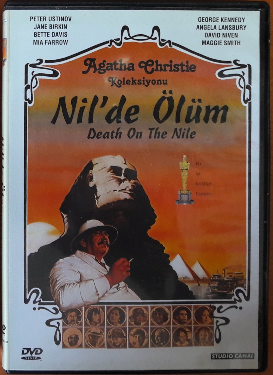 NİL'DE ÖLÜM - DEATH ON THE NILE - PETER USTINOV - JANE BIRKIN - DVD 2.EL (AGATHA CHRISTIE)