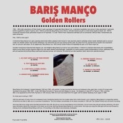 BARIŞ MANÇO - GOLDEN ROLLERS (2018) - LP 45 RPM SIFIR PLAK
