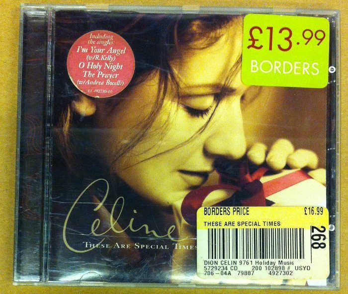 CELINE DION THESE ARE SPECIAL TIMES CD 2.EL