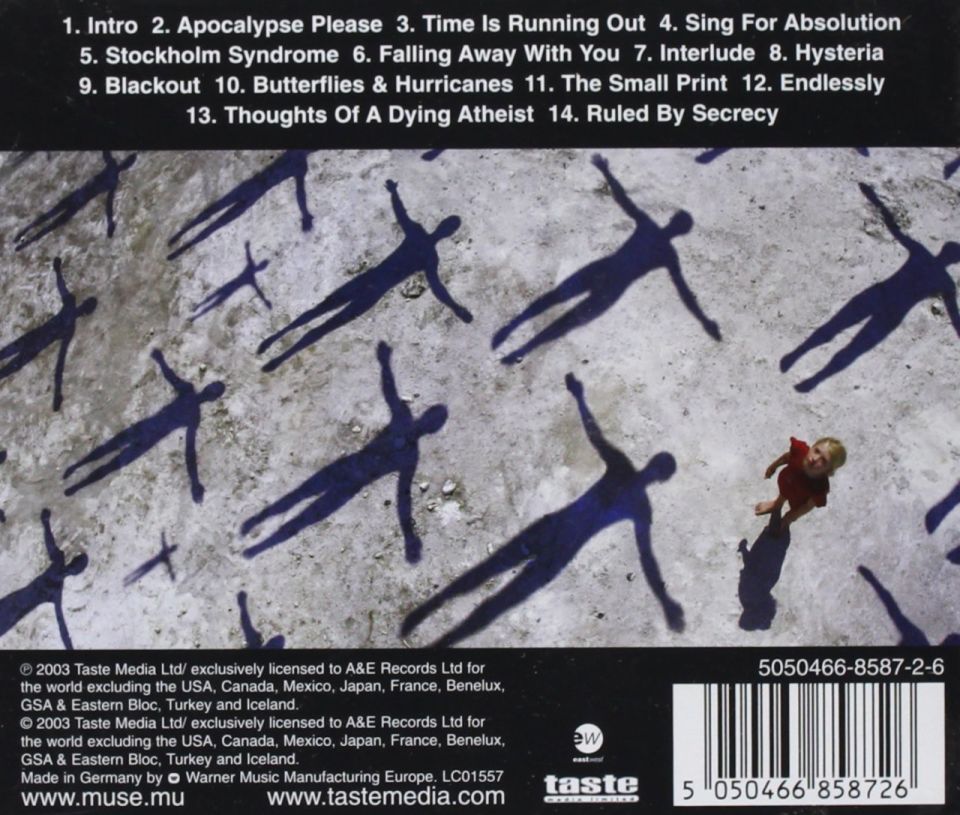 MUSE - ABSOLUTION (2003) - CD AMBALAJINDA SIFIR