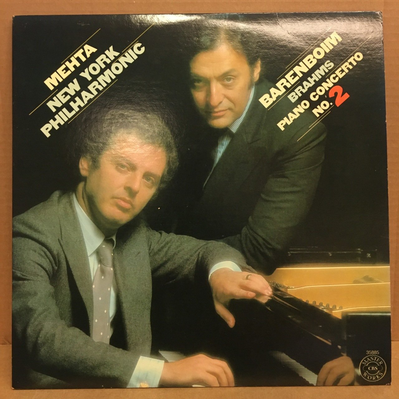 BRAHMS PIANO CONCERTO NO 2 ZUBIN MEHTA DANIEL BARENBOIM 2.EL PLAK