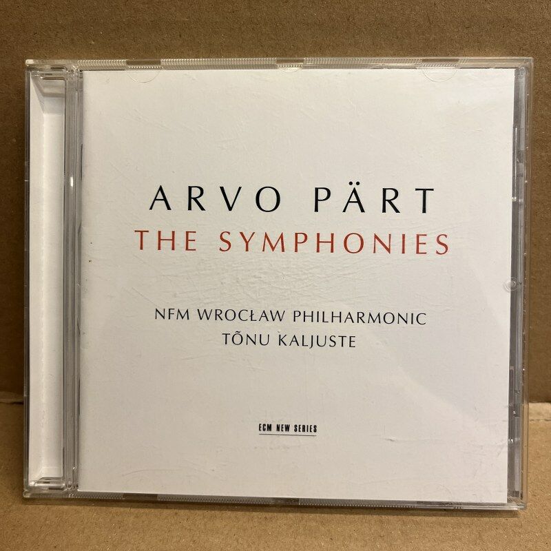 ARVO PÄRT - NFM WROCŁAW PHILHARMONIC, TÕNU KALJUSTE – THE SYMPHONIES (2018) - CD ECM 2.EL