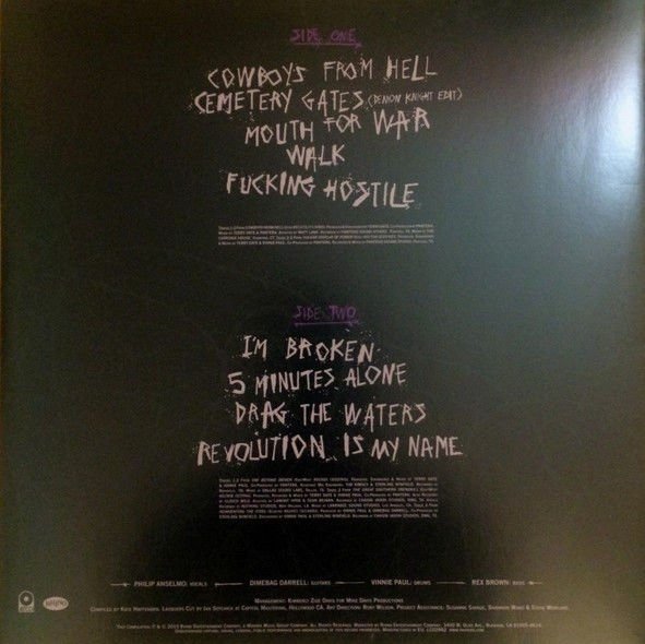 PANTERA – HISTORY OF HOSTILITY (2015) - SILVER VINYL LP SIFIR PLAK