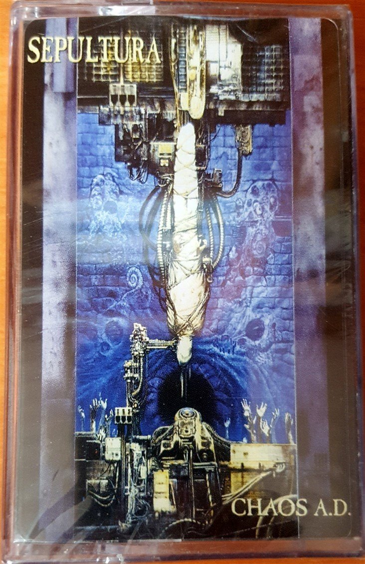 SEPULTURA - CHAOS A.D. CASSETTE MADE IN TURKEY ''NEW''
