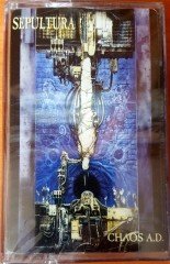 SEPULTURA - CHAOS A.D. CASSETTE MADE IN TURKEY ''NEW''