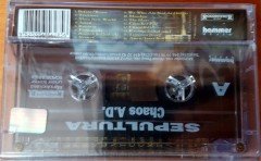SEPULTURA - CHAOS A.D. CASSETTE MADE IN TURKEY ''NEW''