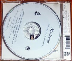 MADONNA - I'LL REMEMBER (1994) MAVERICK SINGLE CD 2.EL