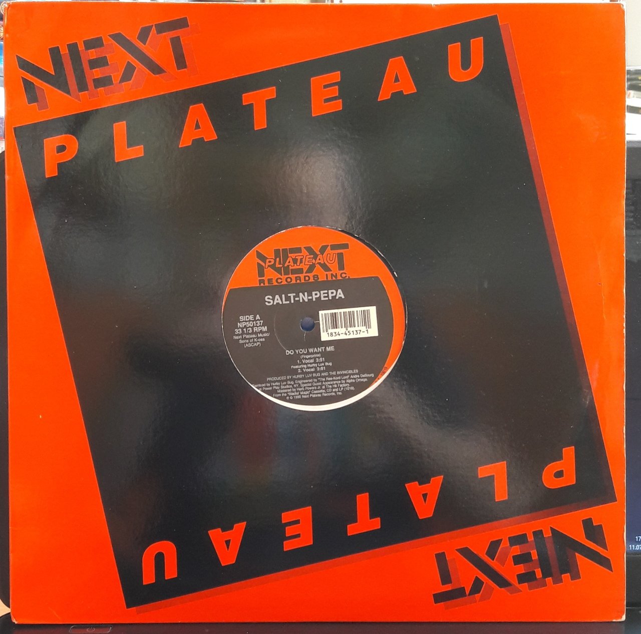SALT'N'PEPA - DO YOU WANT ME (1990) - 12'' MAXI SINGLE VINYL PLAK 2.EL