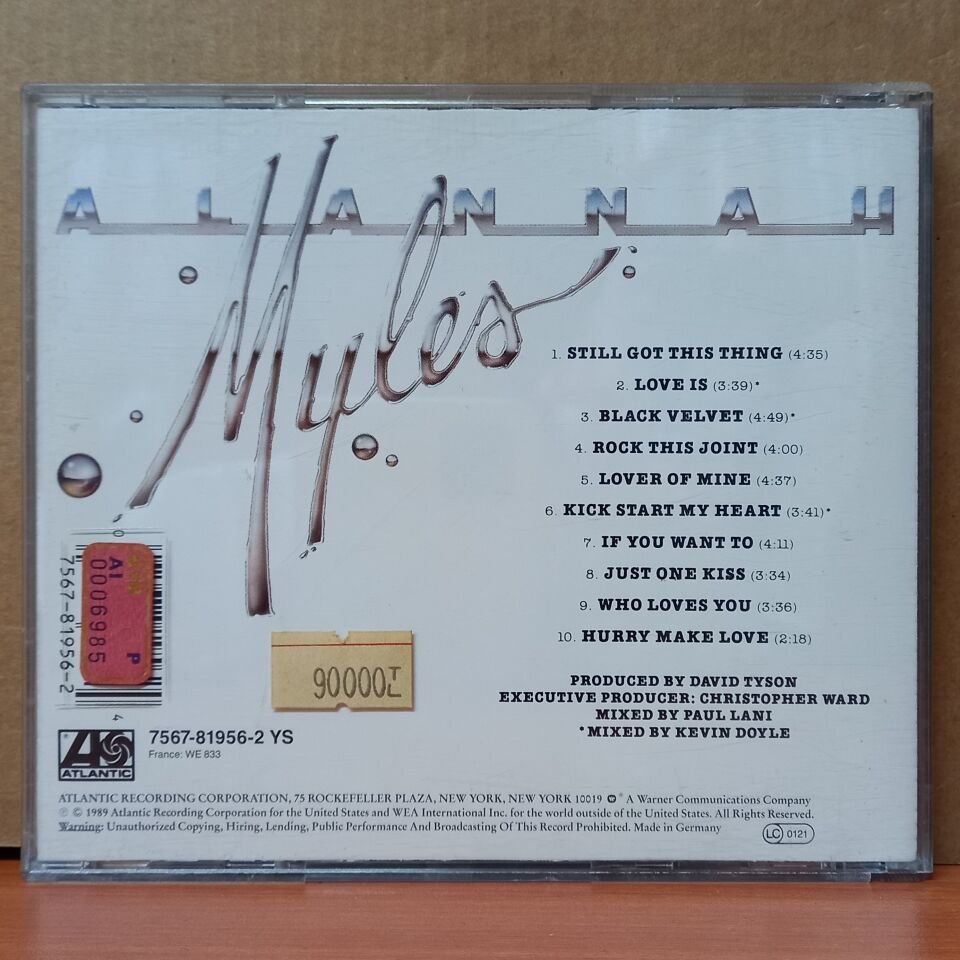 ALANNAH MYLES – ALANNAH MYLES (1989) - CD 2.EL