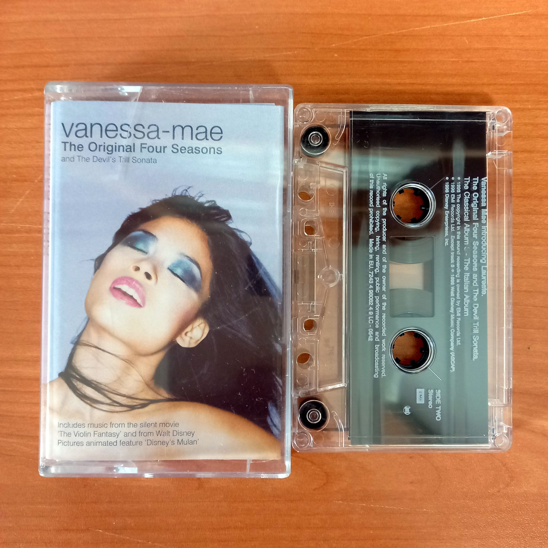 VANESSA-MAE – THE ORIGINAL FOUR SEASONS AND THE DEVIL'S TRILL SONATA (1998) - KASET MADE IN EU 2.EL