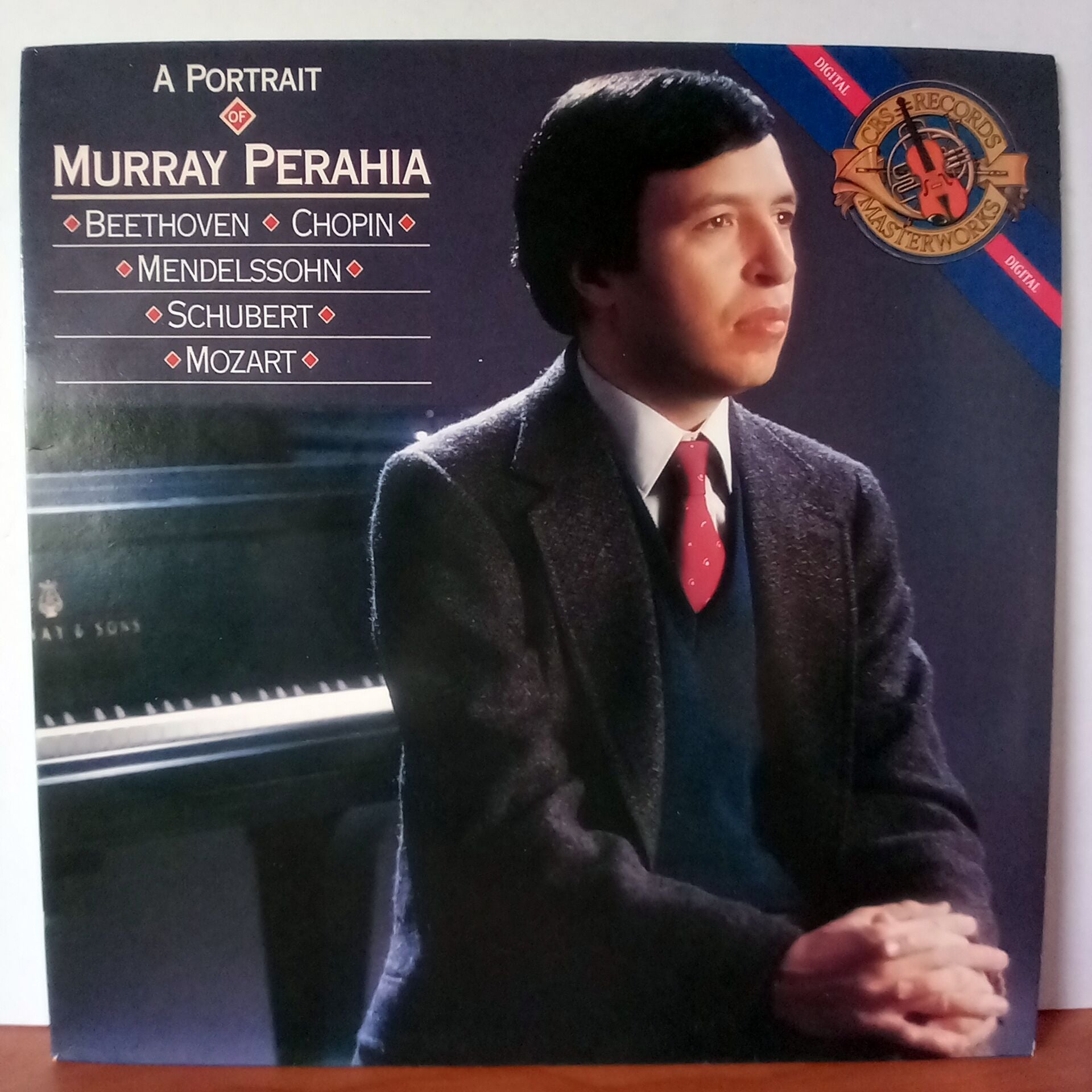A PORTRAIT OF MURRAY PERAHIA / BEETHOVEN, CHOPIN, MENDELSSOHN, SCHUBERT, MOZART (1987) - LP 2.EL PLAK