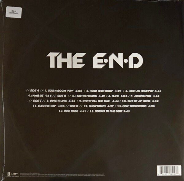 BLACK EYED PEAS - THE END (THE E.N.D) (2009) - 2LP 2025 EDITION SIFIR PLAK