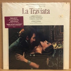 VERDI - LA TRAVIATA / FRANCO ZEFFIRELLI FILM SOUNDTRACK / TERESA STRATAS PLACIDO DOMINGO JAMES LEVINE (1983) - 2LP DÖNEM BASKI SIFIR PLAK