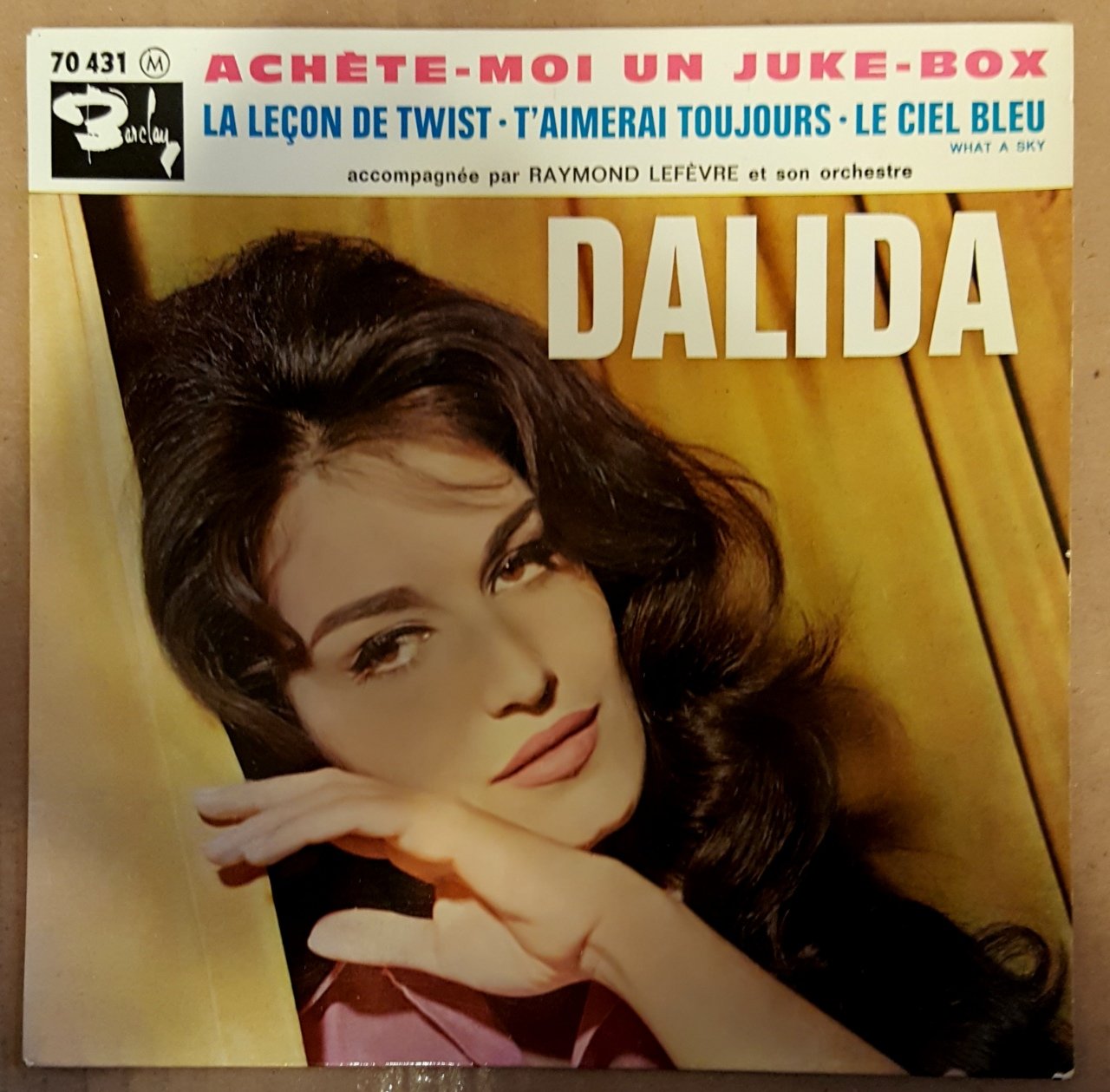 DALIDA - ACHETE MOI UN JUKE BOX/LA LEÇON DE TWIST/T'AIMERAI TOUJOURS/LE CIEL BLEU 7'' 45 DEVİR 2.EL