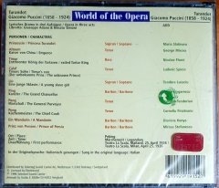 TURANDOT / GIACOMO PUCCINI (1996) WORLD OF THE OPERA 2CD SIFIR
