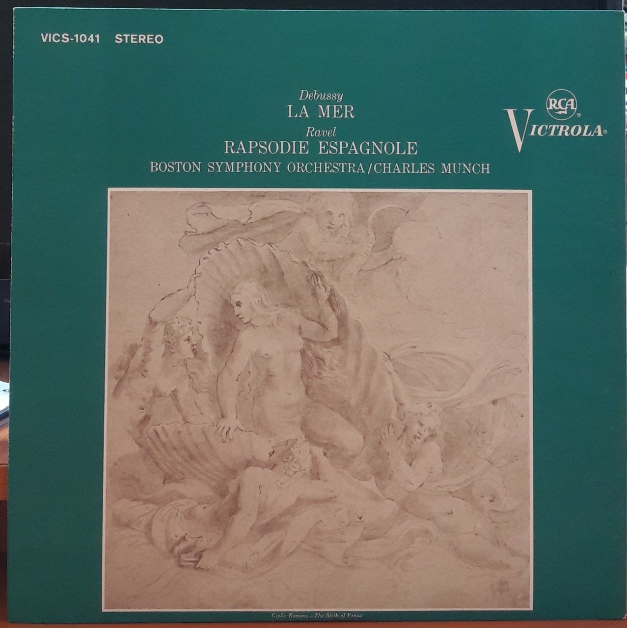 DEBUSSY: LA MER, RAVEL: RAPSODIE ESPAGNOLE, BOSTON SYMPHONY ORCHESTRA, CHARLES MUNCH - PLAK 2.EL