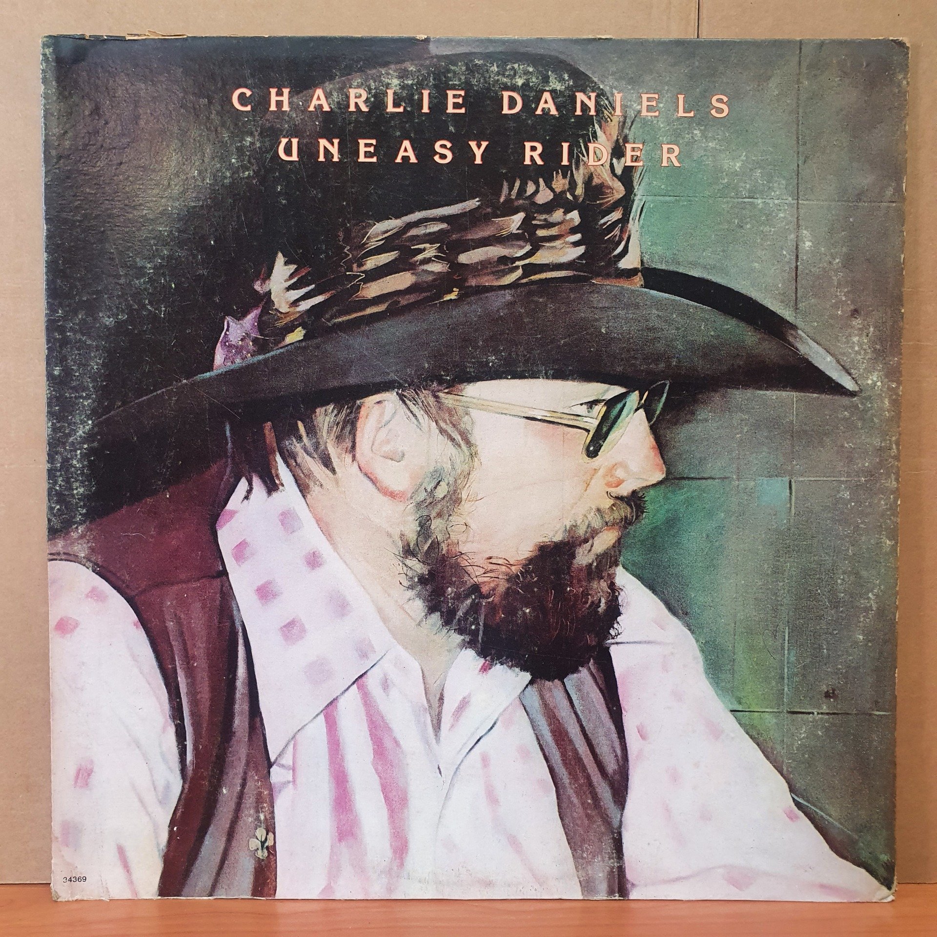 CHARLIE DANIELS - UNEASY RIDER (1976) - LP 2.EL PLAK