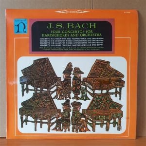 J.S. BACH: FOUR CONCERTOS FOR HARPSICHORDS AND ORCHESTRA / CHAMBER ORCHESTRA OF THE SARRE, KARL RISTENPART (1966) - LP 2.EL PLAK