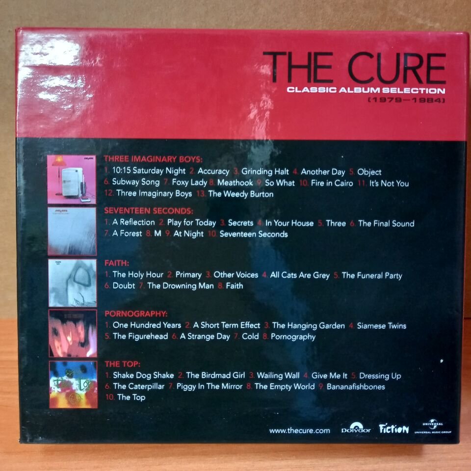 THE CURE - CLASSIC ALBUM SELECTION [1979-84] / THREE IMAGINARY BOYS, SEVENTEEN SECONDS, FAITH, PORNOGRAPHY, THE TOP (2011) - CD 2. EL