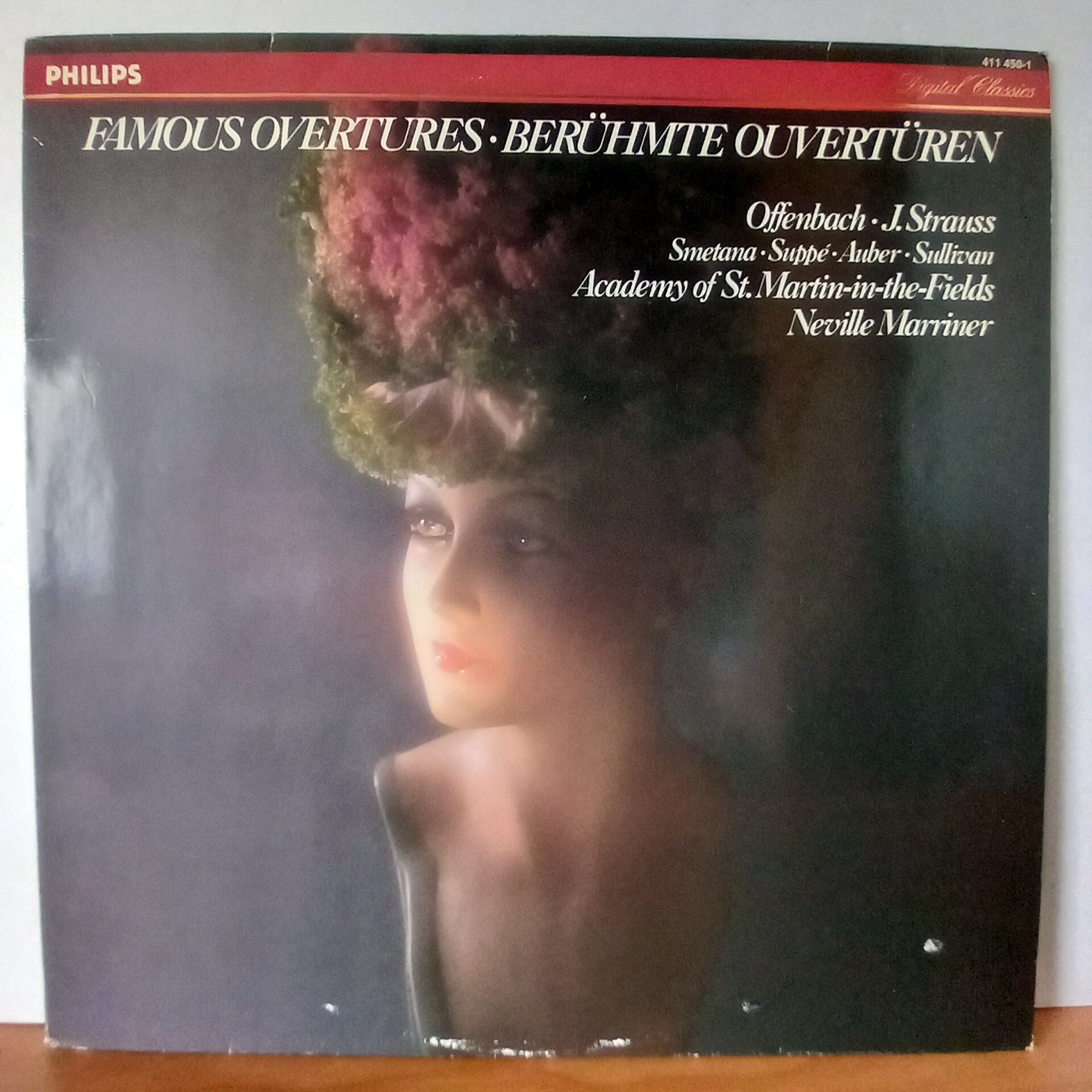 FAMOUS OVERTURES - BERÜHMTE OUVERTÜREN / OFFENBACH, STRAUSS, SMETANA, SUPPE, AUBER, SULLIVAN, THE ACADEMY OF ST. MARTIN-IN-THE-FIELDS, NEVILLE MARRINER (1984) - LP 2.EL PLAK