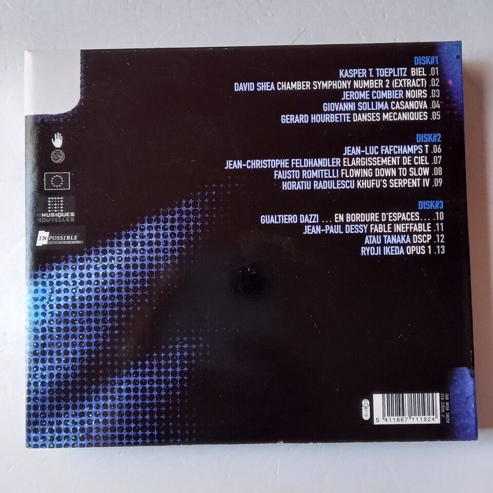 EXPERIENCES DE VOL - ART ZOYD STUDIO, MUSIQUES NOUVELLES ENSEMBLE (2002) - 3CD BOX SET 2.EL
