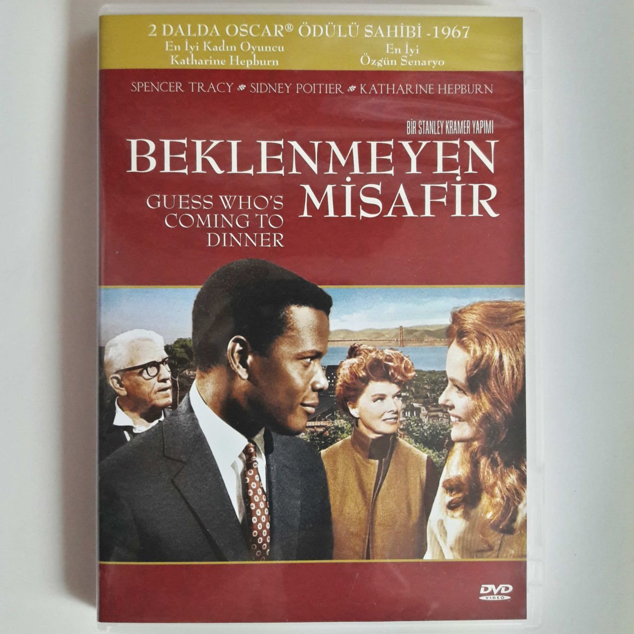 BEKLENMEYEN MİSAFİR - GUESS WHO'S COMING TO DINNER - SPENCER TRACY - SIDNEY POITIER - KATHERINE HEPBURN - DVD 2.EL