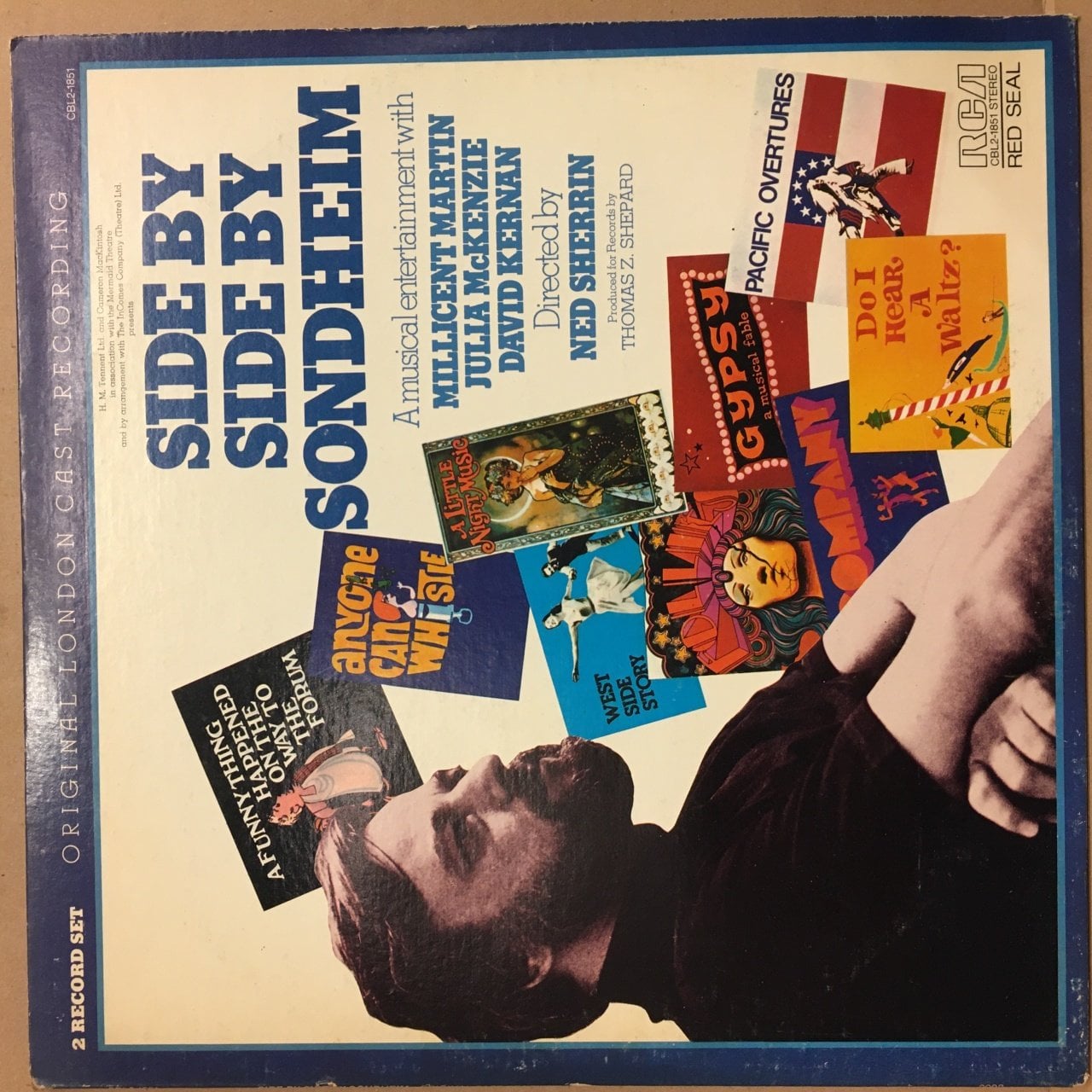 SIDE BY SIDE SONDHEIM 1976 2.EL 2PLAK JULIA MCKENZIE DAVID KERNAN